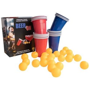 Ensemble de beer pong (24 tasses, 24 balles)