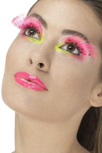 Eyelashes with dots pink
