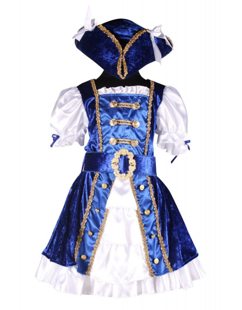 Fille pirate bleu