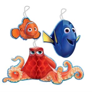 Finding dory birthday decoration 3 pieces