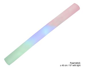 Foam stick with light
