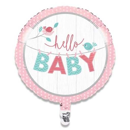 Foil Balloon Bonjour Bebe Fille Naissance Foil Balloon Bonjour Bebe Fille Naissance