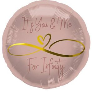 Foil balloon Infinity Love - 45 cm