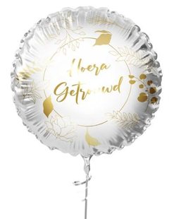 Folieballon ‘Hoera getrouwd‘ (45cm)