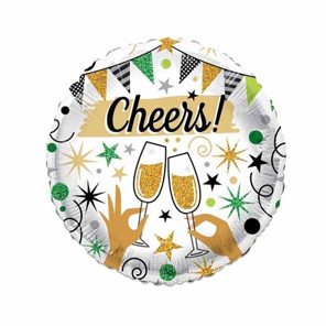 Folieballon ECO Cheers Glasses (46cm)