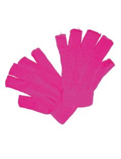 Gants sans doigts fuchsia
