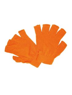 Gants sans doigts orange