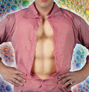 Gespierde borstkas foam