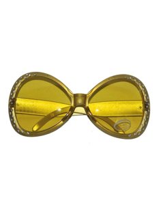Glasses with diamond gold