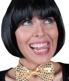 Glitter bow tie gold