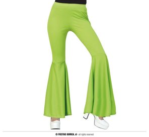 Green disco hippie pants