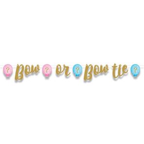 Greeting line gender reveal glitter (163cm)