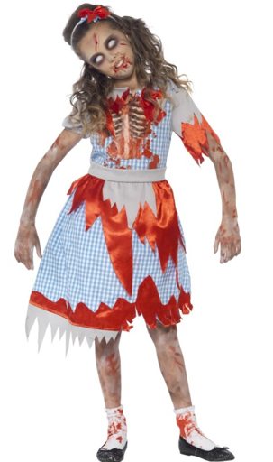 Opname Verheugen mozaïek Halloween zombie Alice verkleed jurk