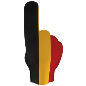 Hand België foam