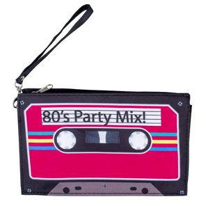 Handtasje disco cassette retro