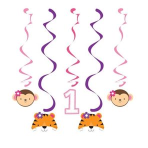 Hangdeco one est une fille amusante (5pcs)