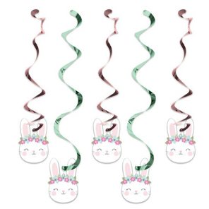 Hangdecoratie birthday bunny (5st)