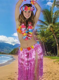 Hawaii skirt fuchsia