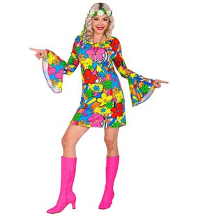 Hippie dress groovy style