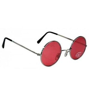 Hippie glasses red