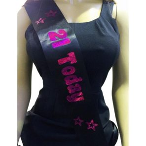 Honorary sash birthday 21 years