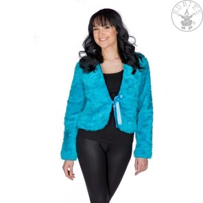 Imitation fur Coat Turqouise