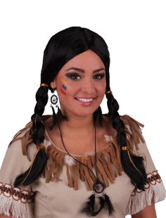 Indian lady wig