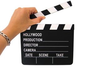 Klapbord cinema klapper 20cm * 18cm