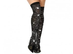 Knee Tights with spider web