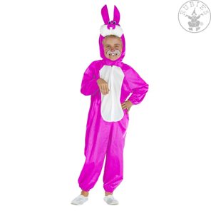 Konijn pink pluche dier kostuum