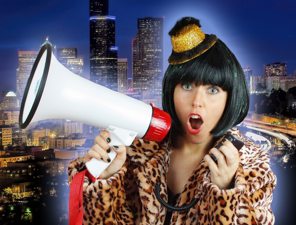 Large megaphone