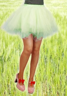 Light green tutu deluxe
