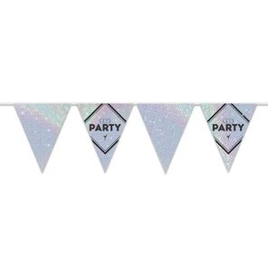 Ligne de bruant 'Let’s Party' argent (10m)
