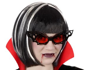 Lunettes d’Halloween chauve-souris