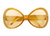 Lunettes jaune flashy or