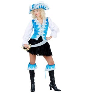Luxury pirate lady blue