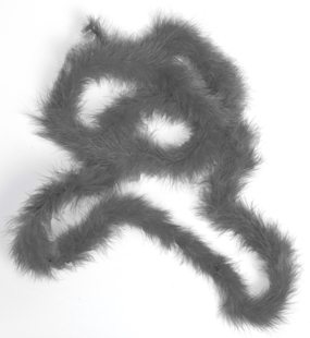 Marabou dunne boa grijs