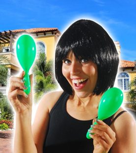 Maracas fluogroen