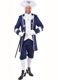 Marquis costume for men blue