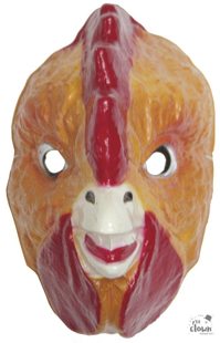 Masque de coq en plastique