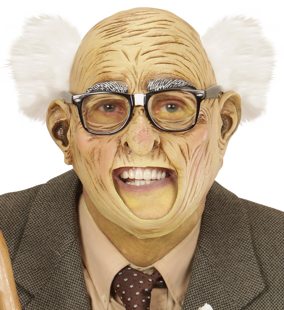 Masque de grand-père avec bouche ouverte