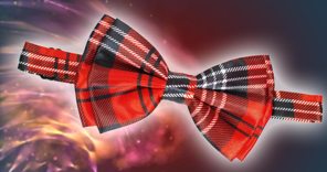 Noeud papillon Burlington rouge