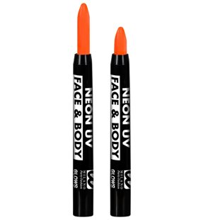 Orange make-up marker