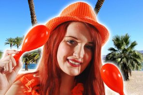 Orange maracas