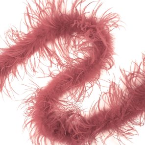 Ostrich boa pink