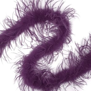 Ostrich boa purple
