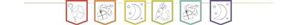 Paper Saint Color garland 4m