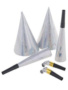 Party set 2 pers silver