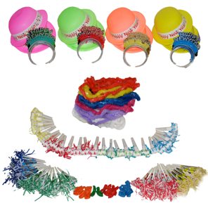 Party set 25 pers happy new year 125dlg