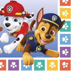 Paw Patrol Serviettes 16 pièces